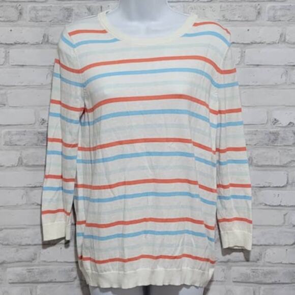 Gap Striped Pullover Sweater Womens Size Medium - Picture 1 of 4